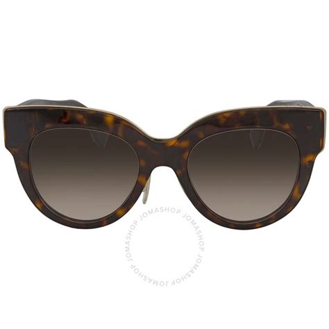 fendi ff 0360/g/s|Fendi Brown Gradient Ladies Sunglasses FF 0360/G/S 0086 51.